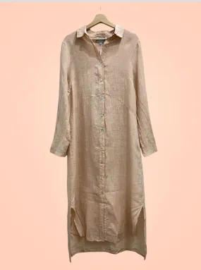 Sedona Linen Dress in Ginger