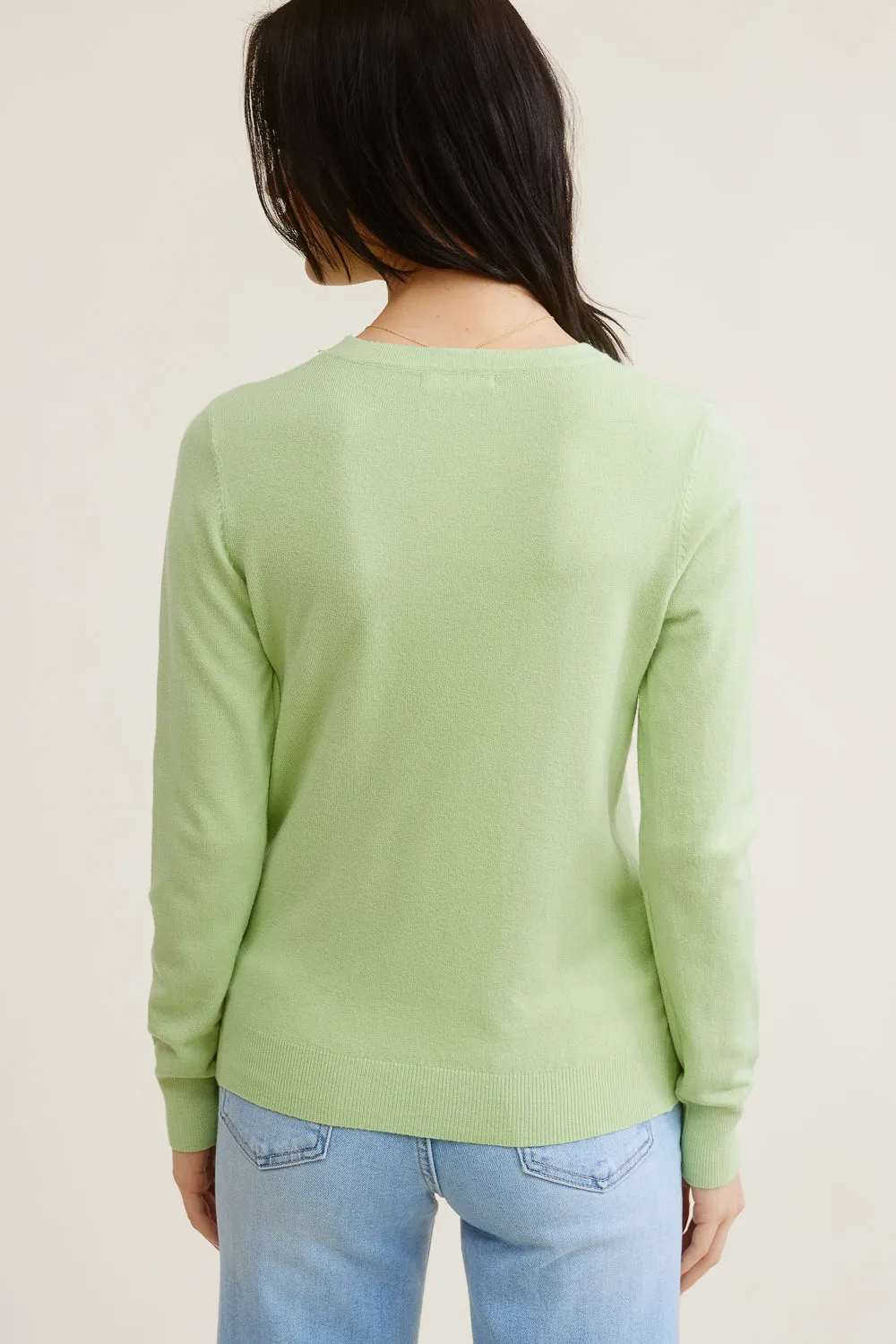 Spring Green Sweater