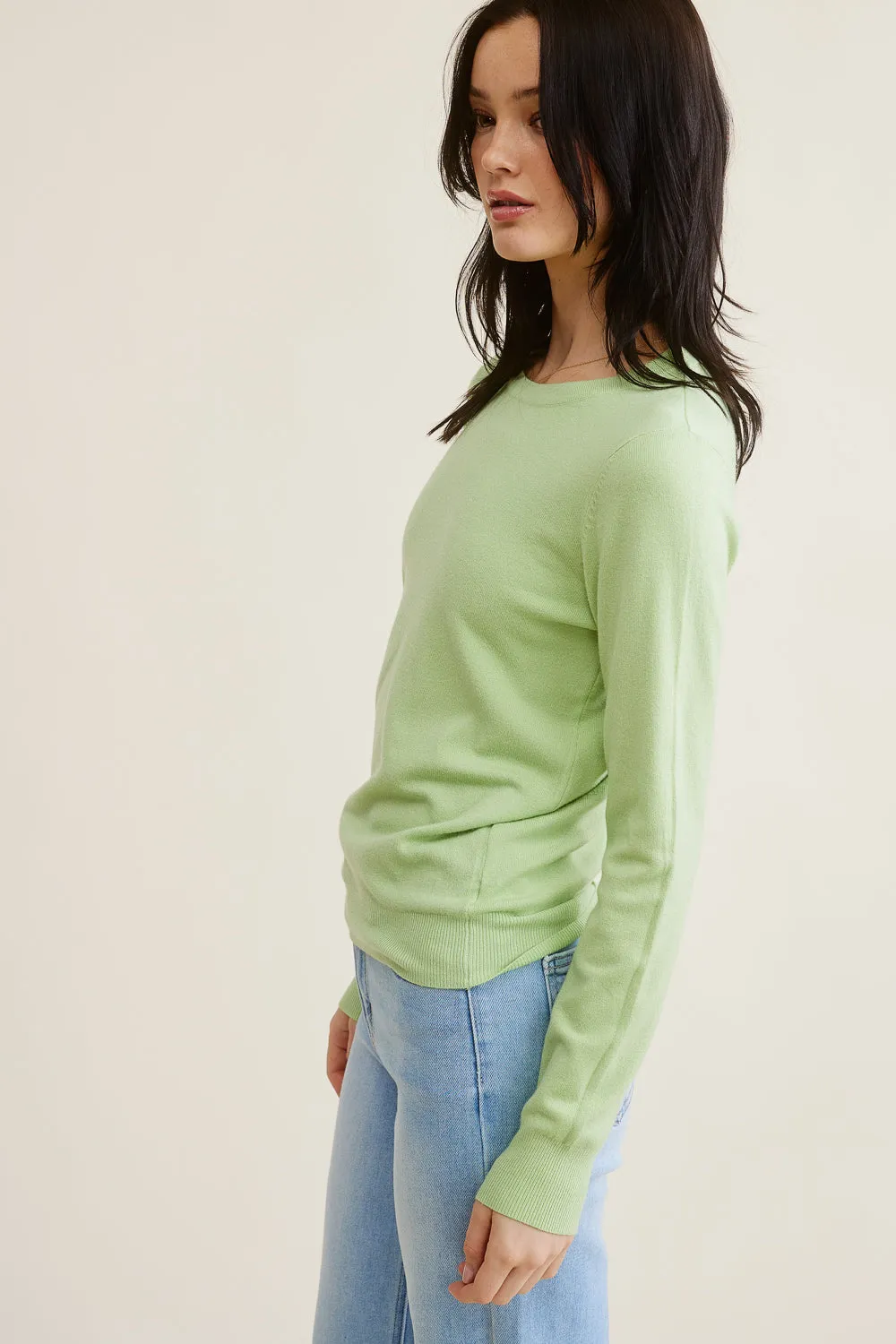 Spring Green Sweater