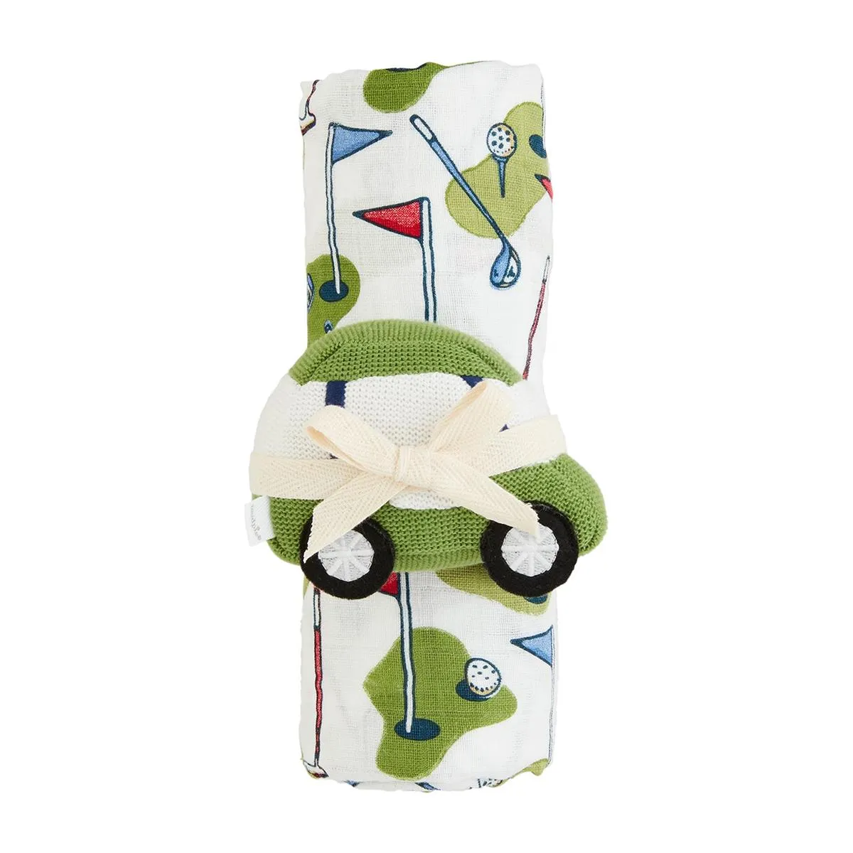 Swaddle & Rattle Set