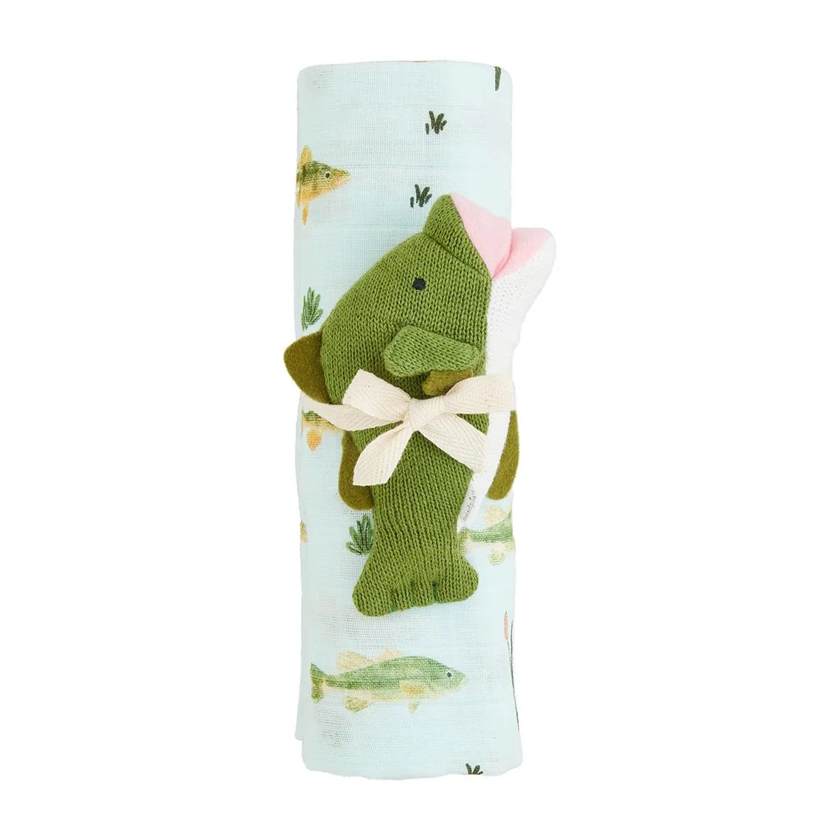 Swaddle & Rattle Set