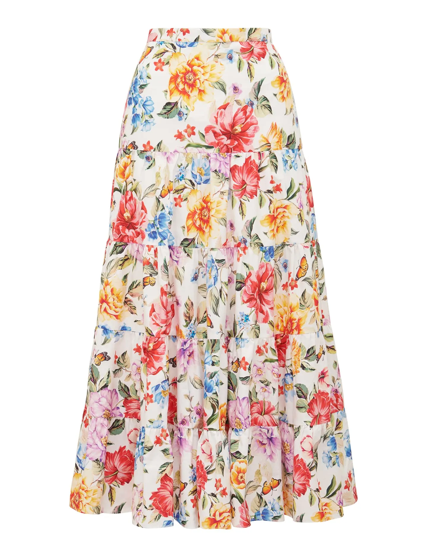 Tilly Tiered Midi Skirt