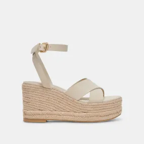 TULANE WEDGES IVORY STELLA