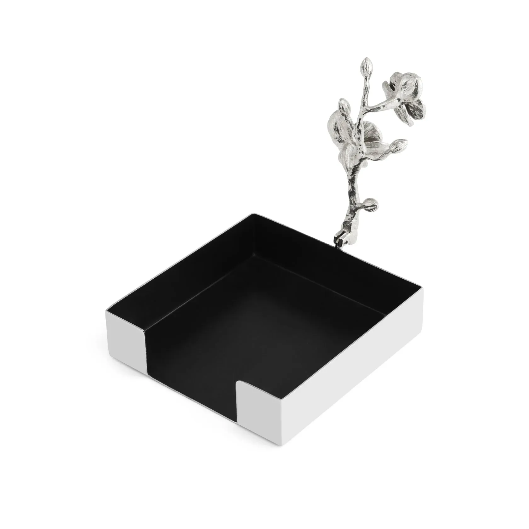 White Orchid Cocktail Napkin Holder